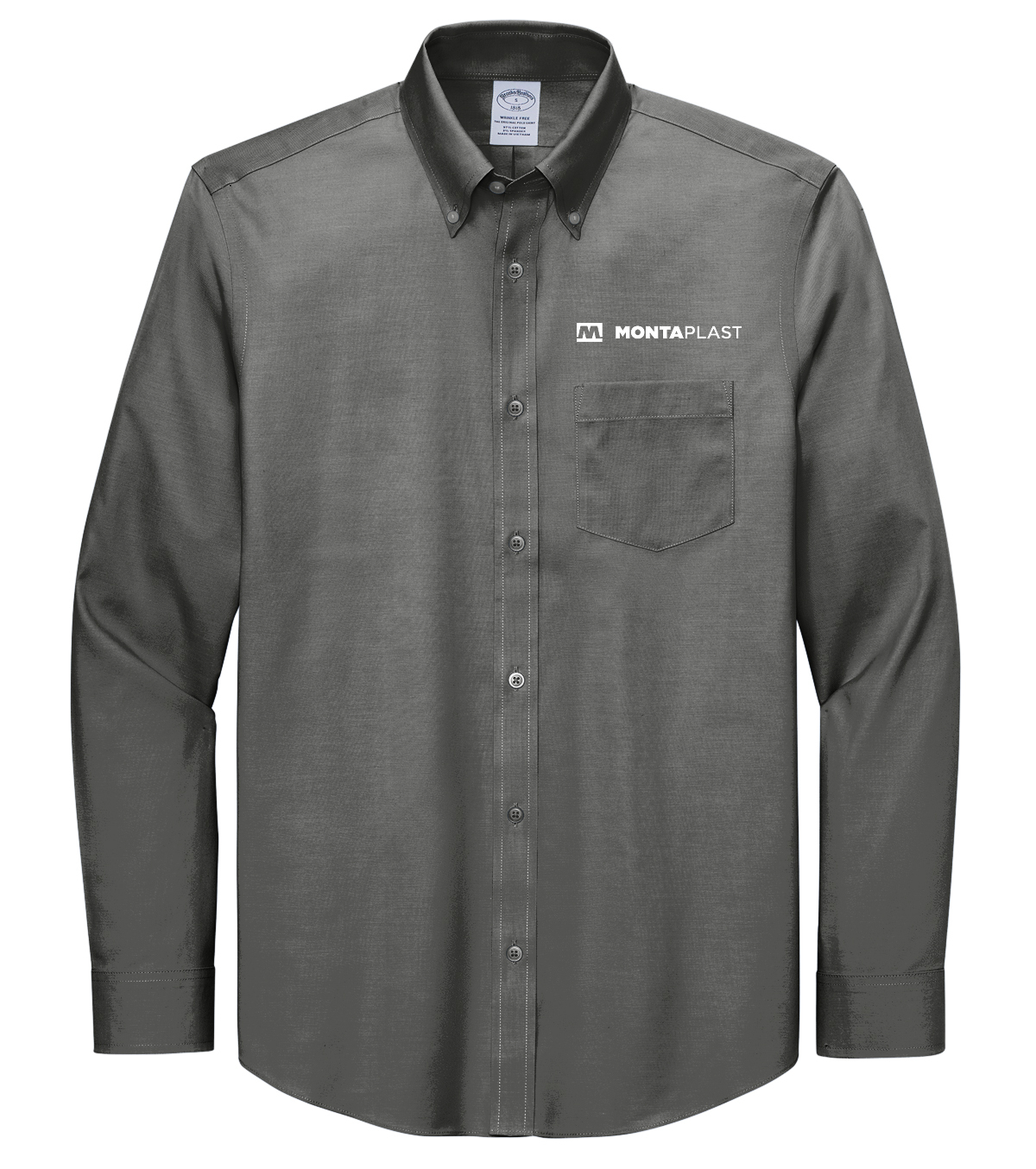 Brooks Brothers® Wrinkle-Free Stretch Pinpoint Shirt (embroidered)