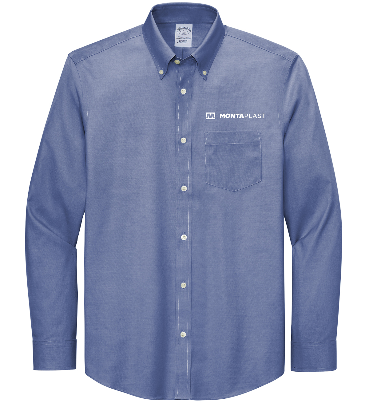 Brooks Brothers® Wrinkle-Free Stretch Pinpoint Shirt (embroidered)