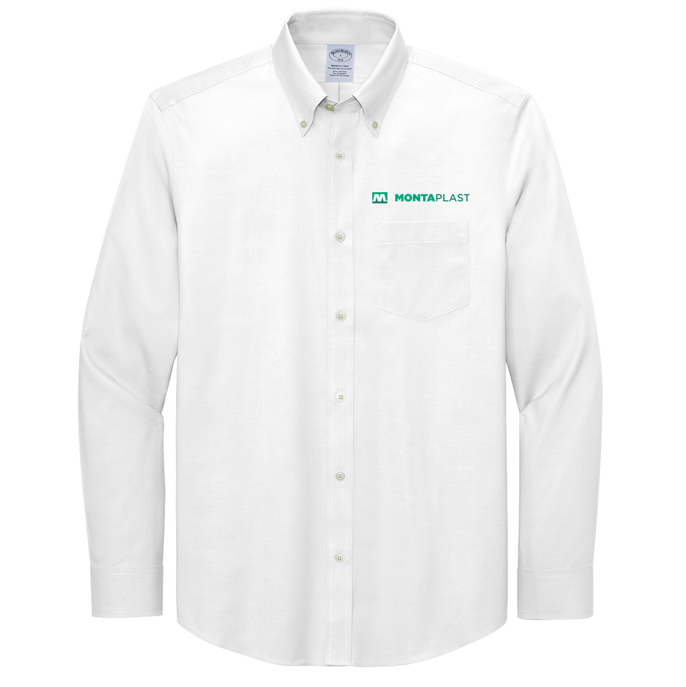 Brooks Brothers® Wrinkle-Free Stretch Pinpoint Shirt (embroidered)
